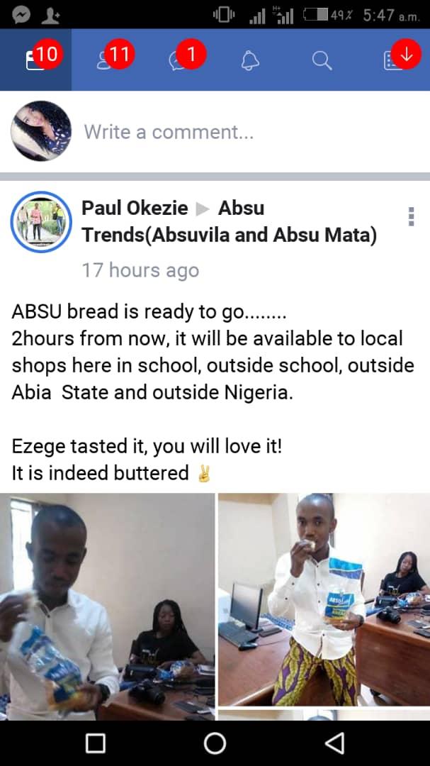 ABSU students launch affordable breads for the university community featured image