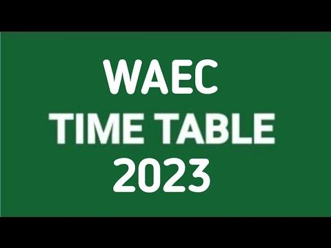 Cover Image for WAEC Timetable 2023 (+PDF Free Download)