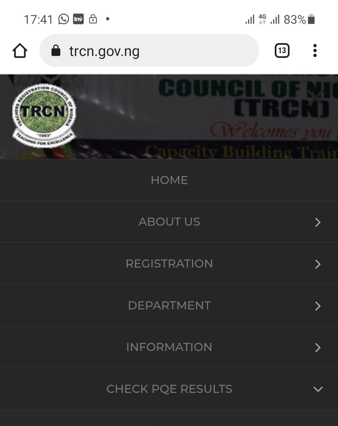 Cover Image for How to check TRCN exam results online